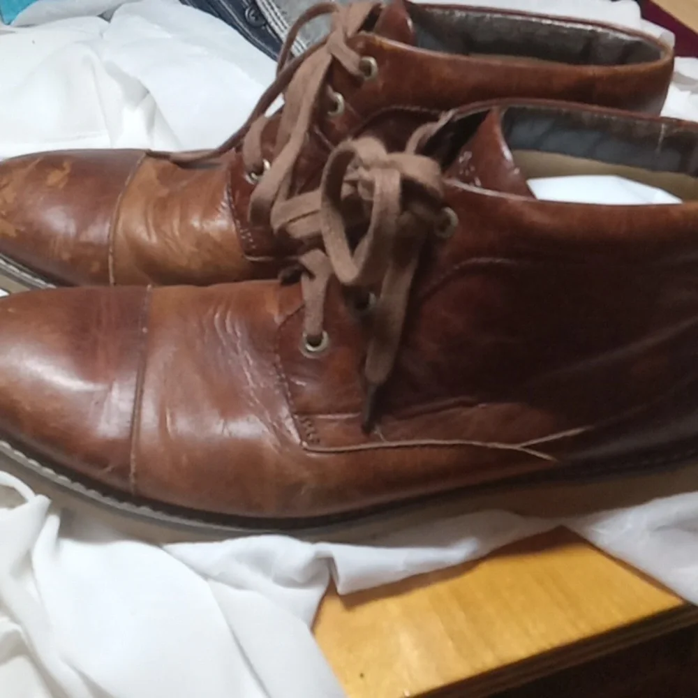 Sperry top siders brown men's shoes size 10